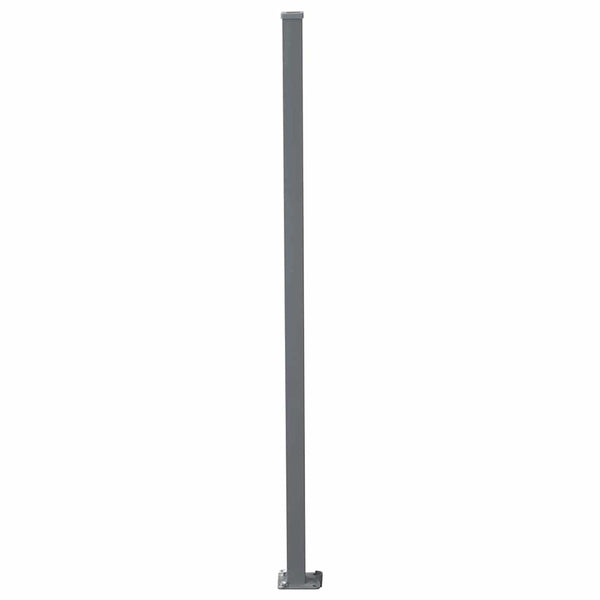 Ausziehbares Seitenmarkise Creme 600 x 200 cm Metall
