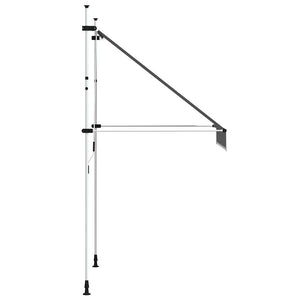 Einziehbare Markise Handbetrieben 150 cm Anthrazit