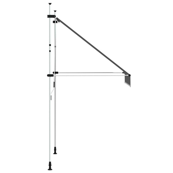 Einziehbare Markise Handbetrieben 150 cm Anthrazit