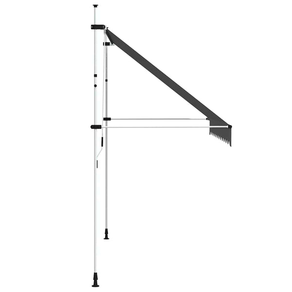 Einziehbare Markise Handbetrieben 300 cm Anthrazit