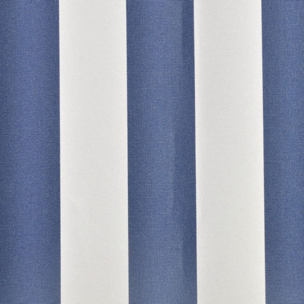 Markisenbespannung Canvas Blau & Weiß 3,5x2,5 m