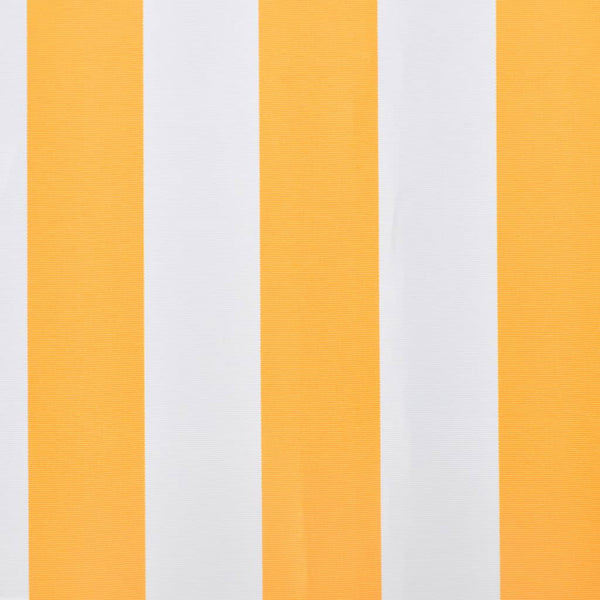 Markisenbespannung Canvas Orange & Weiß 4,5x3 m
