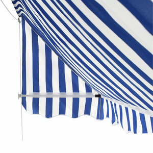 Markise Blau 200 cm Stoff