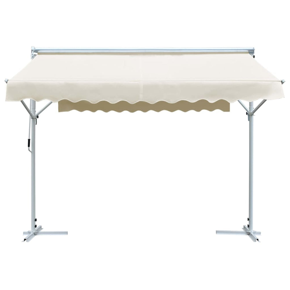 vidaXL Freestanding Awning 3x3 m Cream
