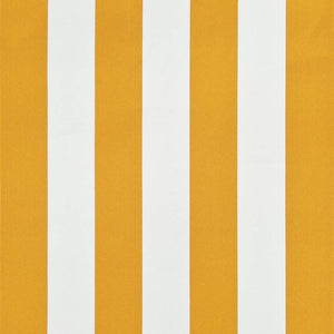 Einziehbare Markise 200×150 cm Gelb und Weiß