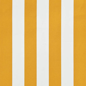 Einziehbare Markise 300×150 cm Gelb und Weiß