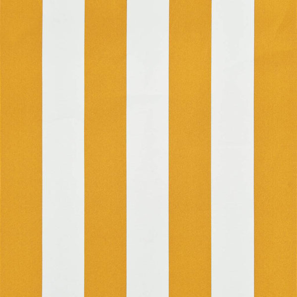 Einziehbare Markise 300×150 cm Gelb und Weiß