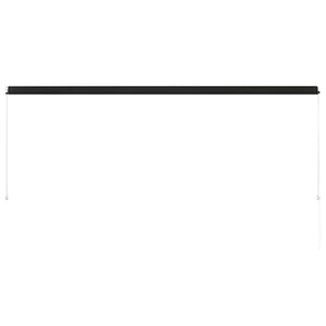 Einziehbare Markise 350×150 cm Anthrazit