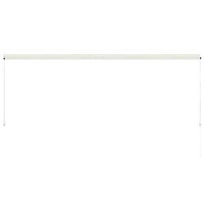 Einziehbare Markise 350×150 cm Creme