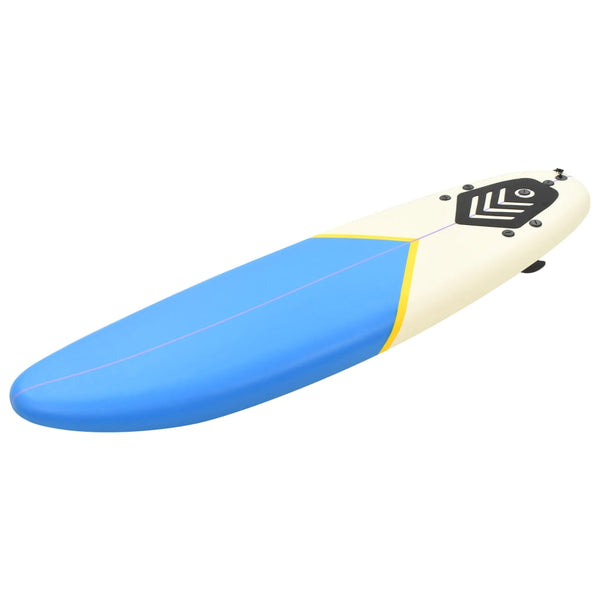 Blaues & Creme Surfbrett 170cm