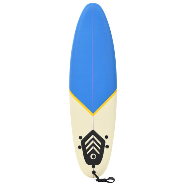 Blaues & Creme Surfbrett 170cm
