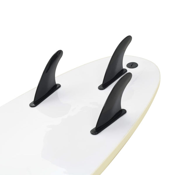 Blaues & Creme Surfbrett 170cm