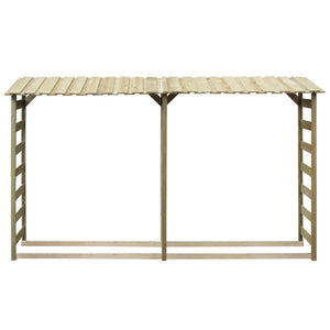 Brennholz-Lagerschuppen 300×44×176 cm Imprägniertes Kiefernholz