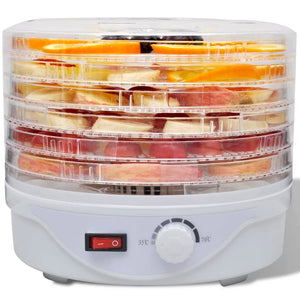 Dörrgerät Rund 250 W 6 Ablagen