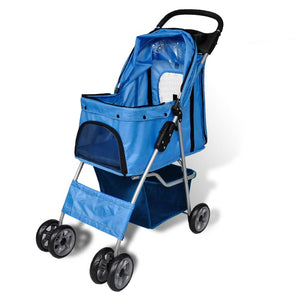 Hundebuggy 15 kg Blau