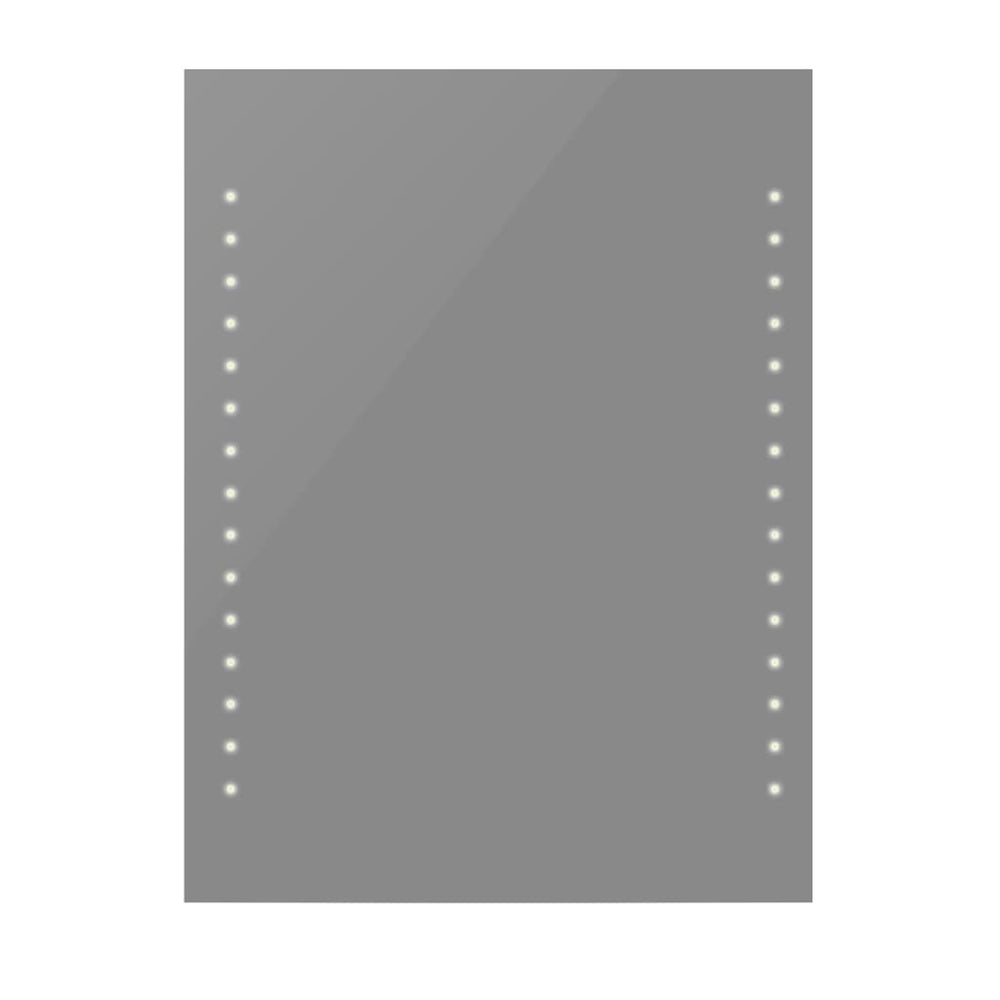 vidaXL Miroir de salle de bain 60x80 cm avec lumières LED