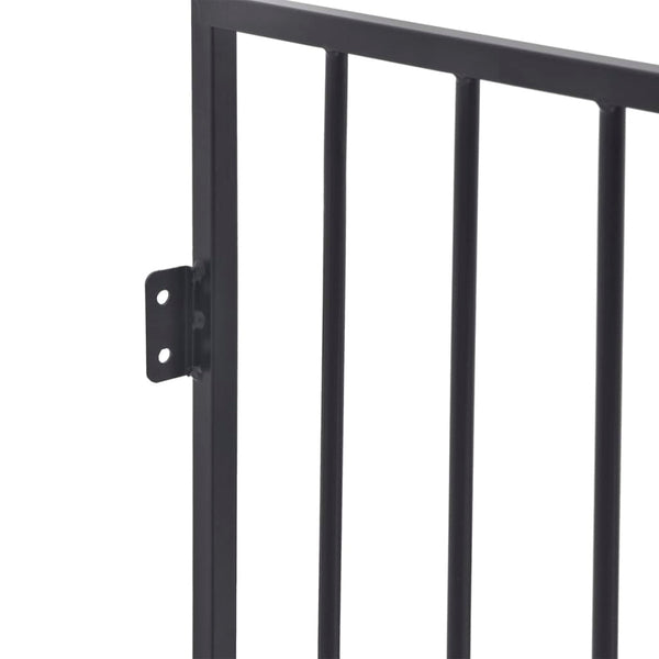 Kaminschutzgitter für Haustiere Schwarz Stahl