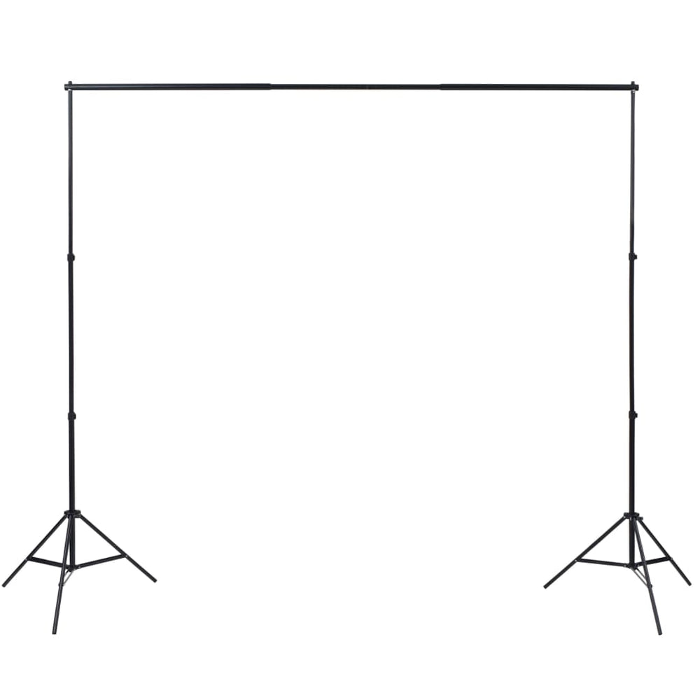 Fotostudio Set 3 Baumwolle-Hintergründe Rahmen verstellbar 3x3m