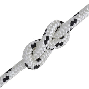 vidaXL Drisse en polyester pour bateau 8 mm 500 m blanc