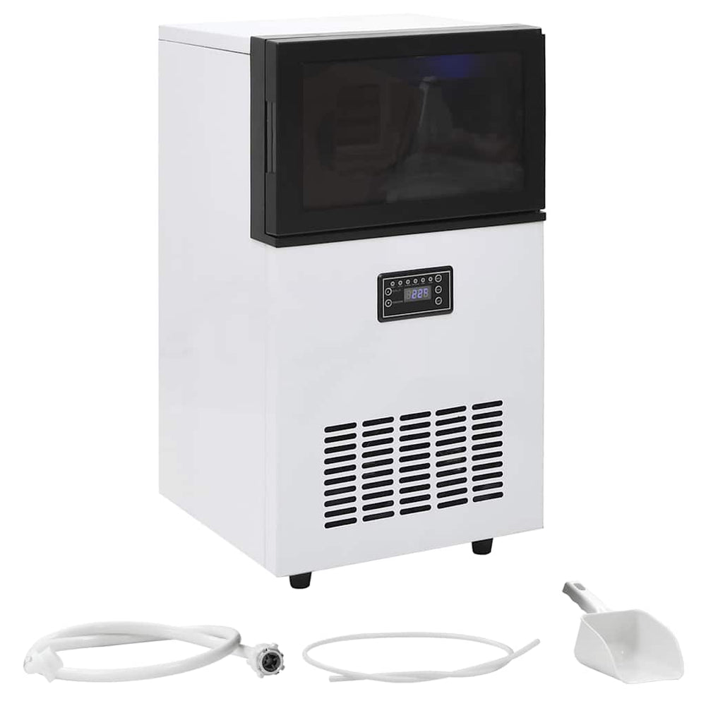 vidaXL Ice Cube Maker Black 45 kg / 24 h