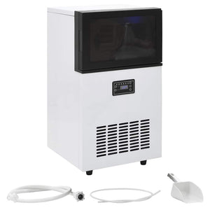 Eiswürfelmaschine Schwarz 45kg/24h