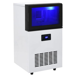 Eiswürfelmaschine Schwarz 45kg/24h
