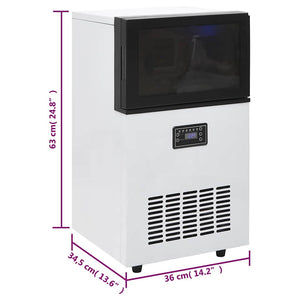 Eiswürfelmaschine Schwarz 45kg/24h