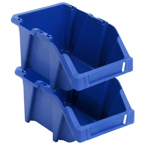 Stapelbare Lagerboxen 250 Stk. 103 x 165 x 76 mm Blau