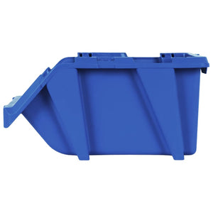 Stapelbare Lagerboxen 250 Stk. 103 x 165 x 76 mm Blau