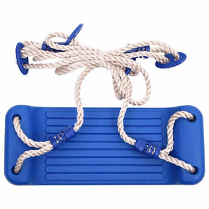 Blaue Schaukelsitze mit Seilen, 2er-Pack