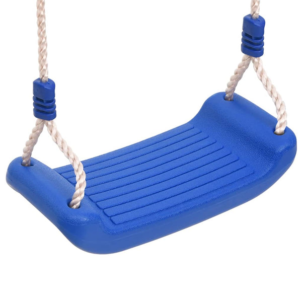 Blaue Schaukelsitze mit Seilen, 2er-Pack