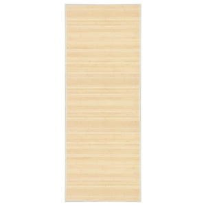 Teppich Bambus 80x200 cm Natur