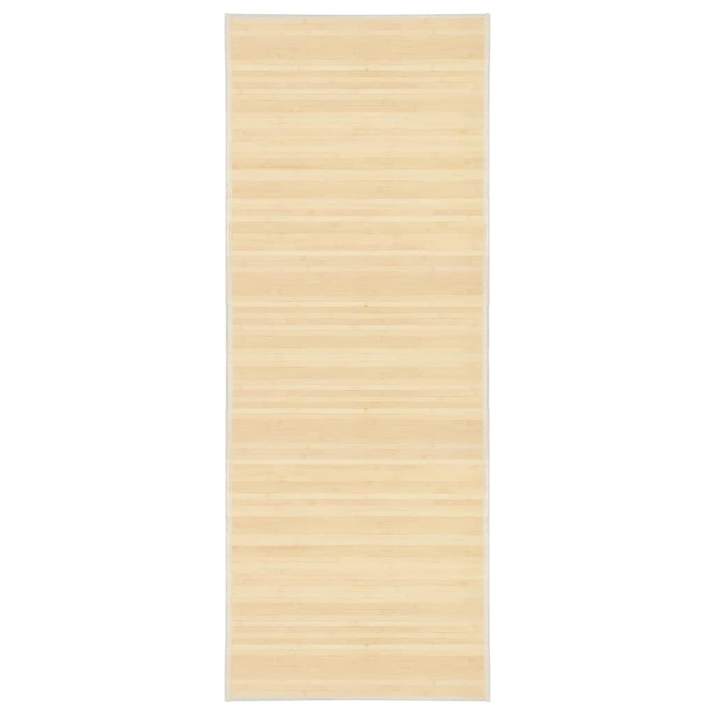 Teppich Bambus 80x200 cm Natur