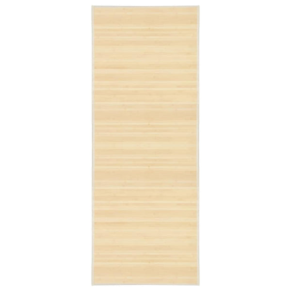 Teppich Bambus 80x200 cm Natur