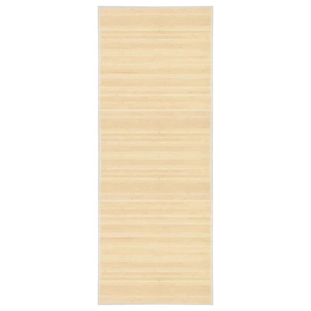 Teppich Bambus 80x200 cm Natur