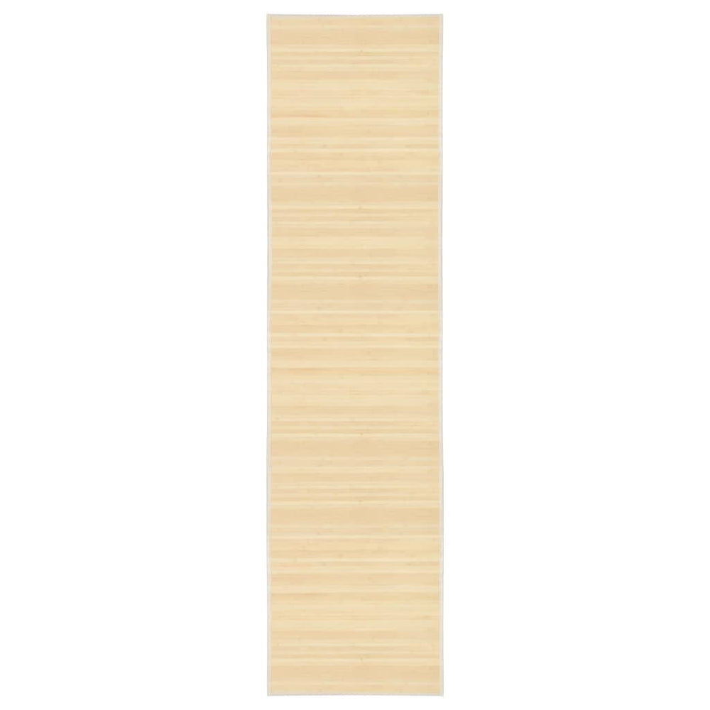 Teppich Bambus 80x300 cm Natur