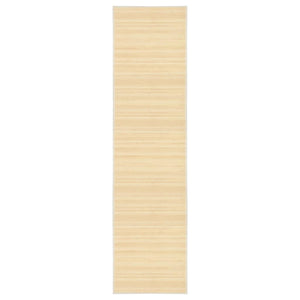 Teppich Bambus 80x300 cm Natur