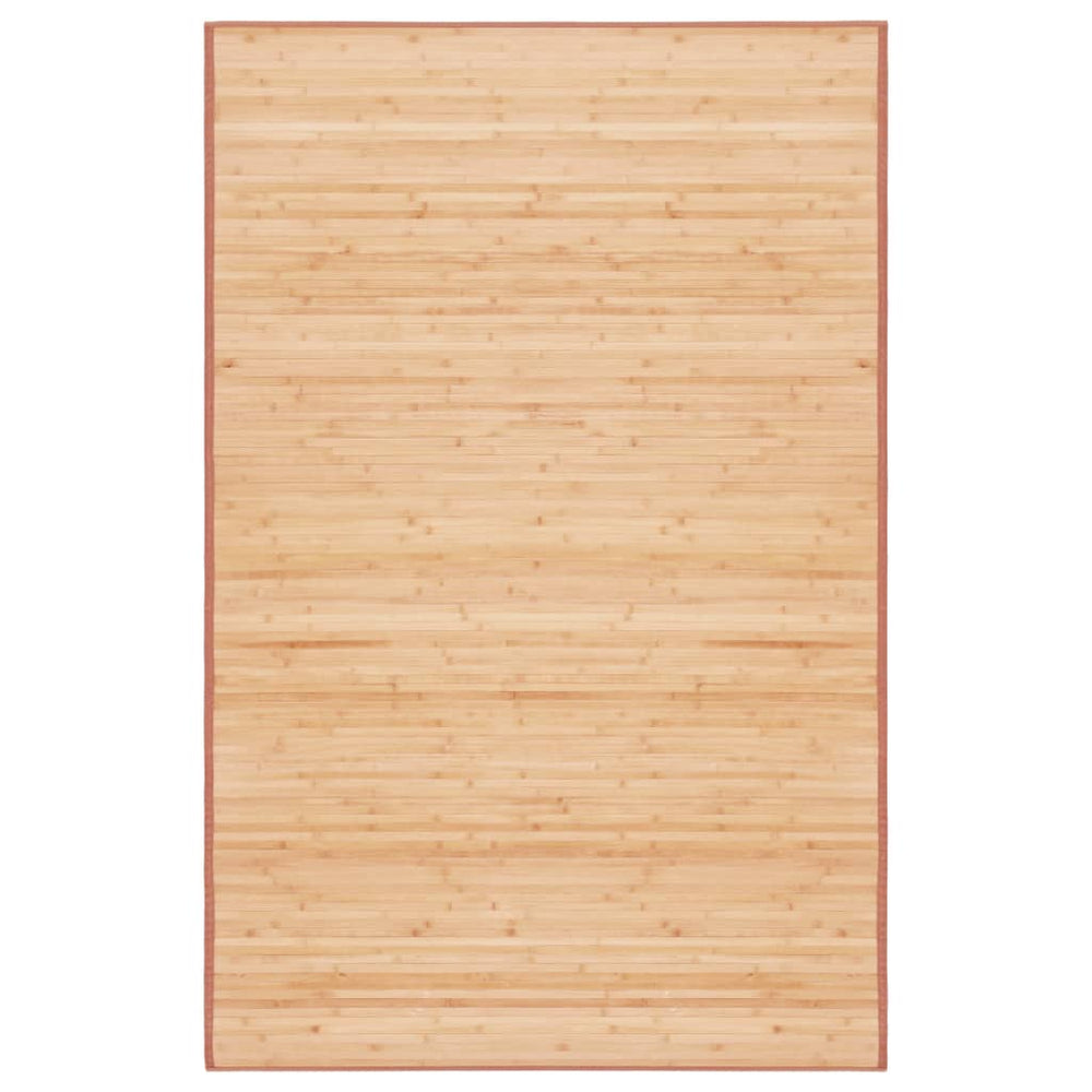 Teppich Bambus 100x160 cm Braun