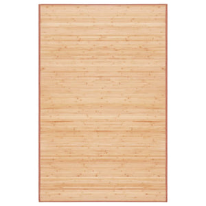Teppich Bambus 100x160 cm Braun