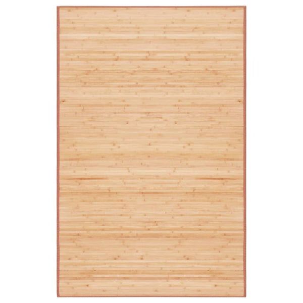 Teppich Bambus 100x160 cm Braun