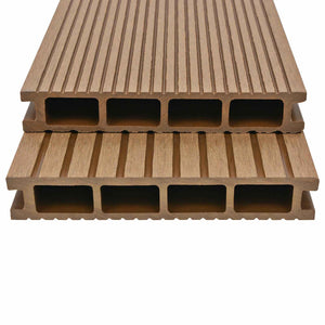 WPC Terrassendielen Teak, 6 Stück