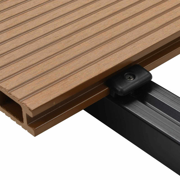 Teak WPC Terrassendiele, 4 Stück