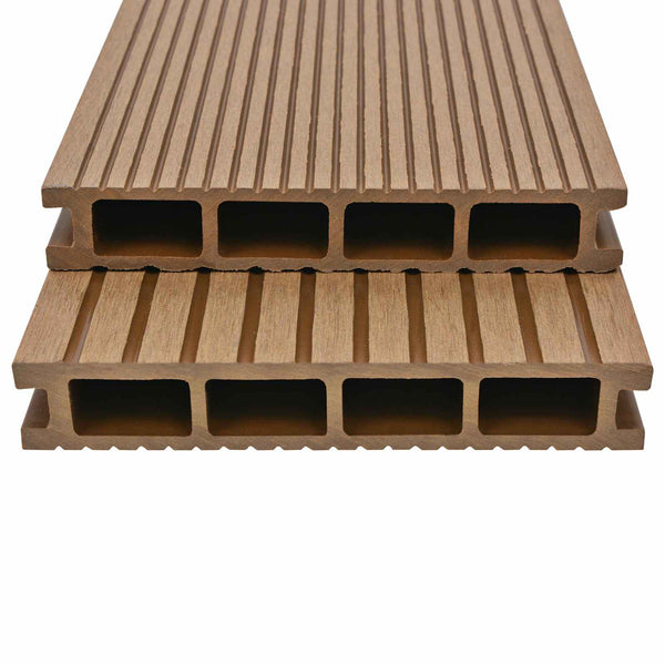 Teak WPC Terrassendiele, 4 Stück