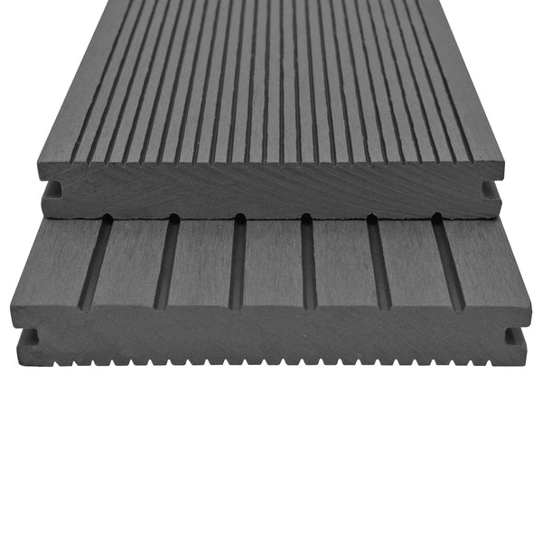 WPC Terrassendielen Grau, 6er-Set