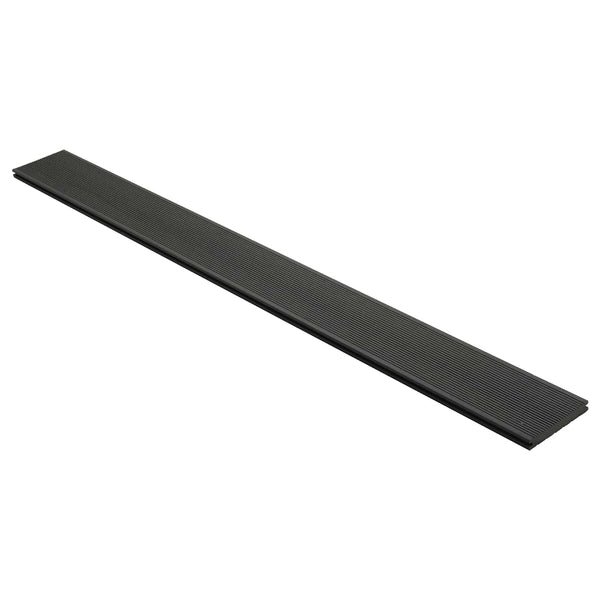 Schwarze WPC Terrassendielen 6er Set