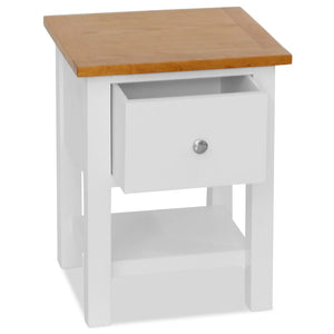 Nachttisch 36x30x47 cm Massivholz Eiche