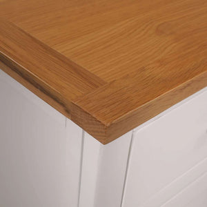 Sideboard 110x33,5x70 cm Massivholz Eiche