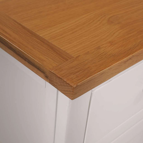 Sideboard 110x33,5x70 cm Massivholz Eiche