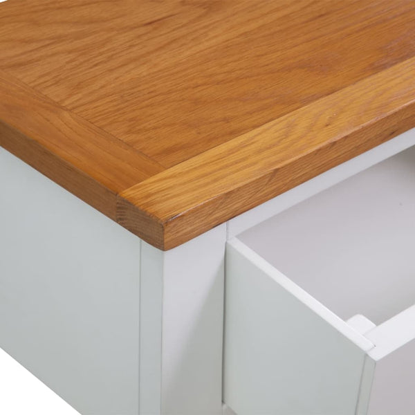 Konsolentisch 83x30x73 cm Massivholz Eiche
