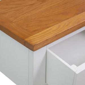 Konsolentisch 83x30x73 cm Massivholz Eiche